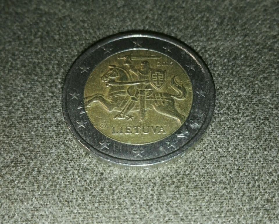 2 EURO Umlaufmünze von LITAUEN/LIETUVA von '2015 in Köln