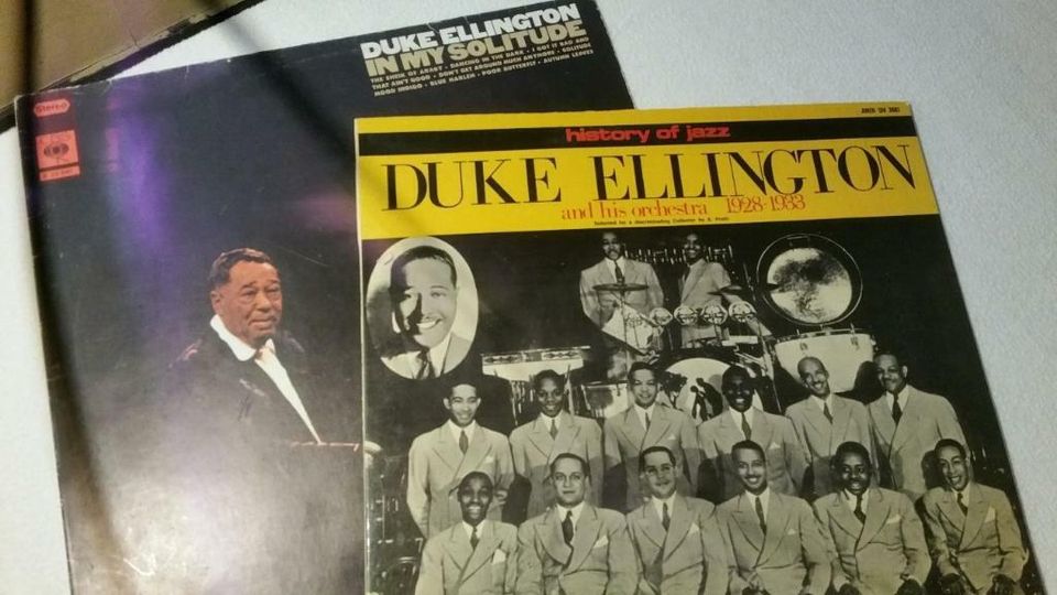 LP: Jazz  Blues. 2 LPs Duke Ellington and his orchestra in Brackel