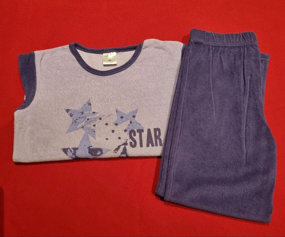 4 x Pyjama Schlafanzug Kinderpyjama Set Gr. 128 in Schwülper