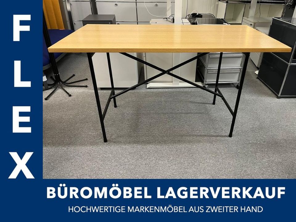 20xLampert Eiermann Schreibtisch Eiche/Schwarz 140x70cm (NP 890€) in Karlsruhe