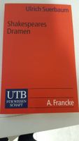 Ulrich Suerbaum Shakespeares Dramen Baden-Württemberg - Iffezheim Vorschau