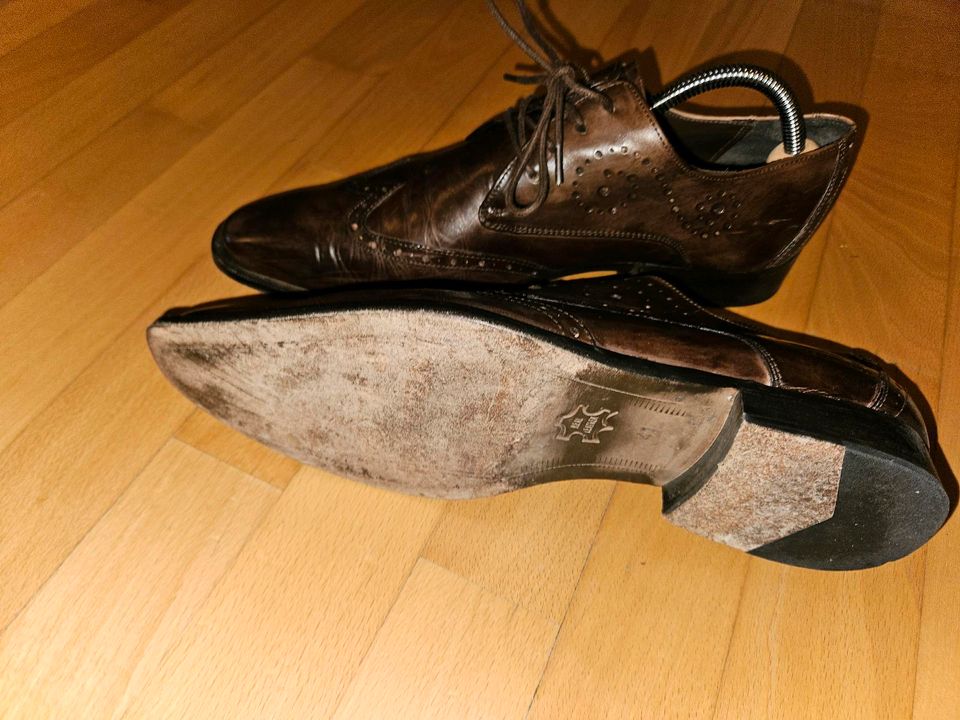 Braune Business-Schuhe / Anzug-Schuhe von Melvin&Hamilton - Gr.41 in Höchberg