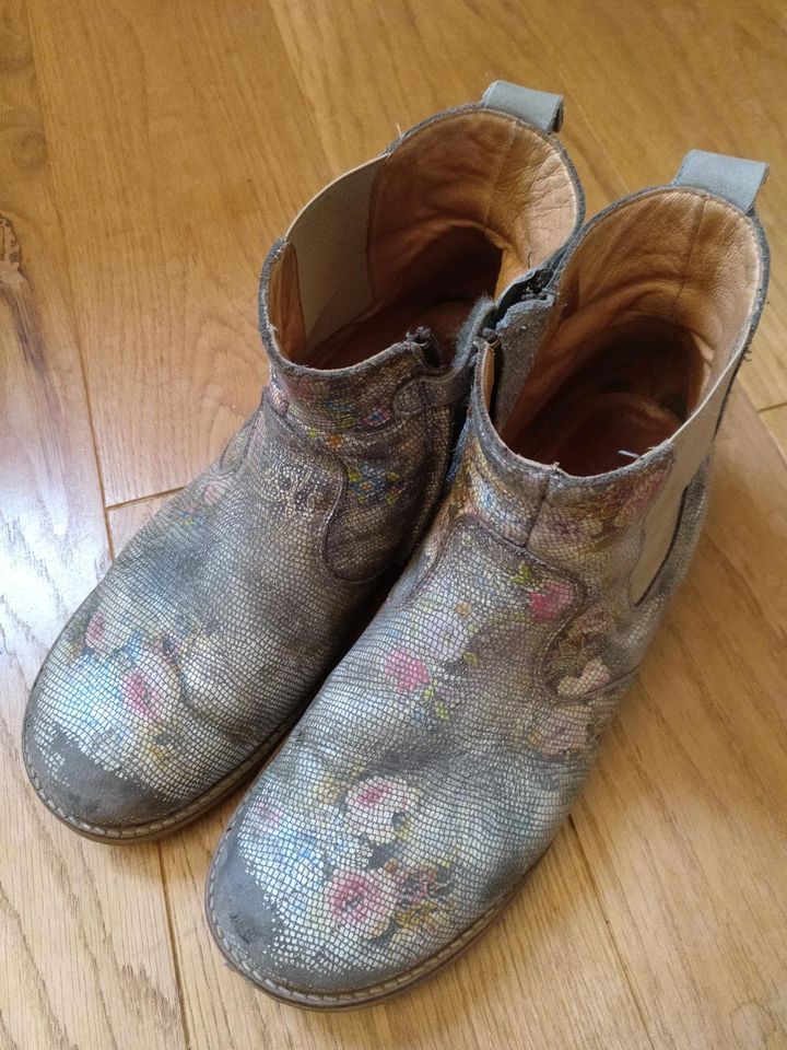 Froddo 37 Chelsea Boots Blumen Stiefel Schuhe in Würselen