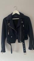 Zara Jacke wildleder Bikerjacke Lederjacke dunkelblau Köln - Kalk Vorschau