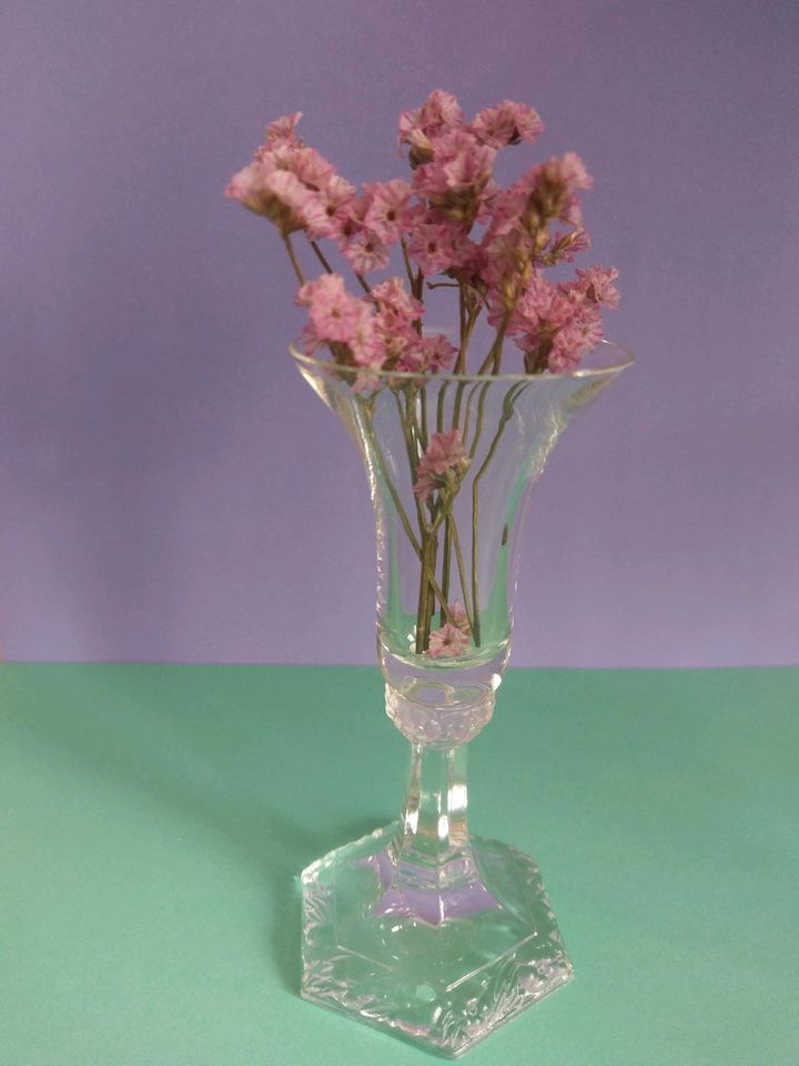 Kerzenhalter Vase Glas Rosenthal Maria in Karlsruhe