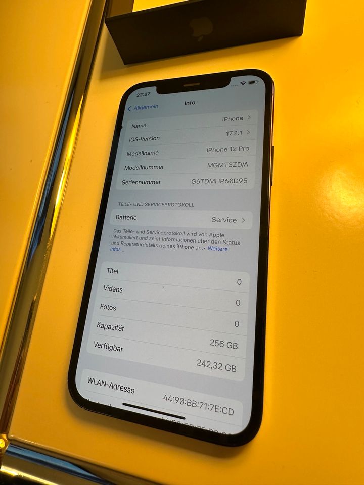 iPhone 12 Pro 256 GB Pazifik Blau mit OVP in Dortmund