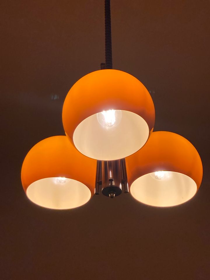 Lampe Leuchte retro vintage 70er 3-Strahler höhenverstellbar in Kaiserslautern