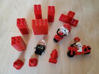 Lego Duplo 2x Motorrad mit Fahrer, Feuerwehrmann, Hydrant Niedersachsen - Osnabrück Vorschau