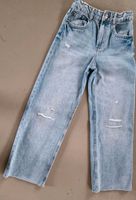 Jeans, Zara, 140-146, wide leg, distressed Niedersachsen - Padingbüttel Vorschau