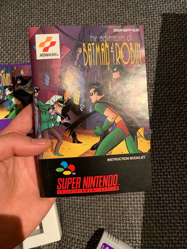 Super Nintendo the Adventures of Batman und Robin snes ovp in Winzer