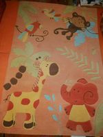 Kinderzimmer Teppich orange Dschungel Tiere 120x180 cm Schwerin - Schelfstadt Vorschau