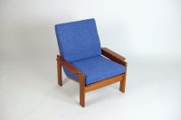Vintage Teak Sessel Easy Chair 60er 70er Neubezug Danish Design Friedrichshain-Kreuzberg - Kreuzberg Vorschau