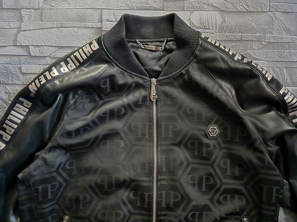 PHILIPP PLEIN BOMBER ALL OVER PP / 3XL / NEU / in Ober-Mörlen