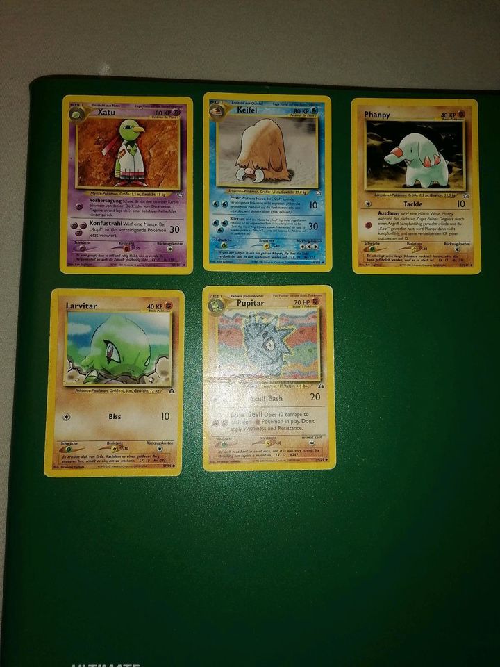 Pokemon Karten Neo Sets non Holo in Schillingsfürst