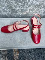 rote  Mary Jane Schuhe, Gr. 37,5 , neu Hessen - Bad Homburg Vorschau