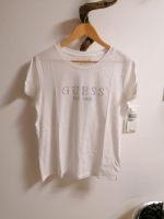 T-Shirt GUESS weiß Glitzer M NEU mit Etikett Bayern - Wegscheid Vorschau