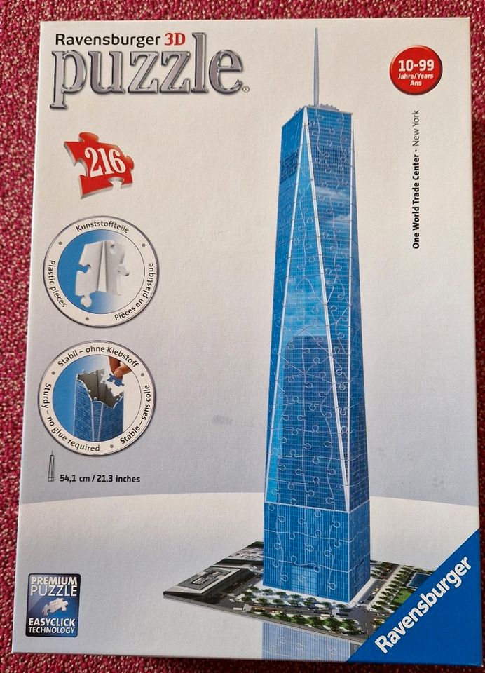 Ravensburger 3D Puzzle, One World Trade Center No. 125623 in Jena