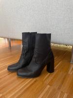 Schwarze Leder-Stiefeletten Baden-Württemberg - Karlsruhe Vorschau
