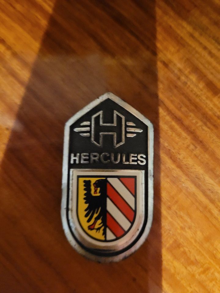 Hercules Fahrrad Klapprad Emblem Steuerrohr Wappen Nürnberg in Würzburg