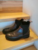 Tommy Hilfiger Damen Boots Stiefelette Leder bordeaux Gr. 40 Sachsen-Anhalt - Timmenrode Vorschau