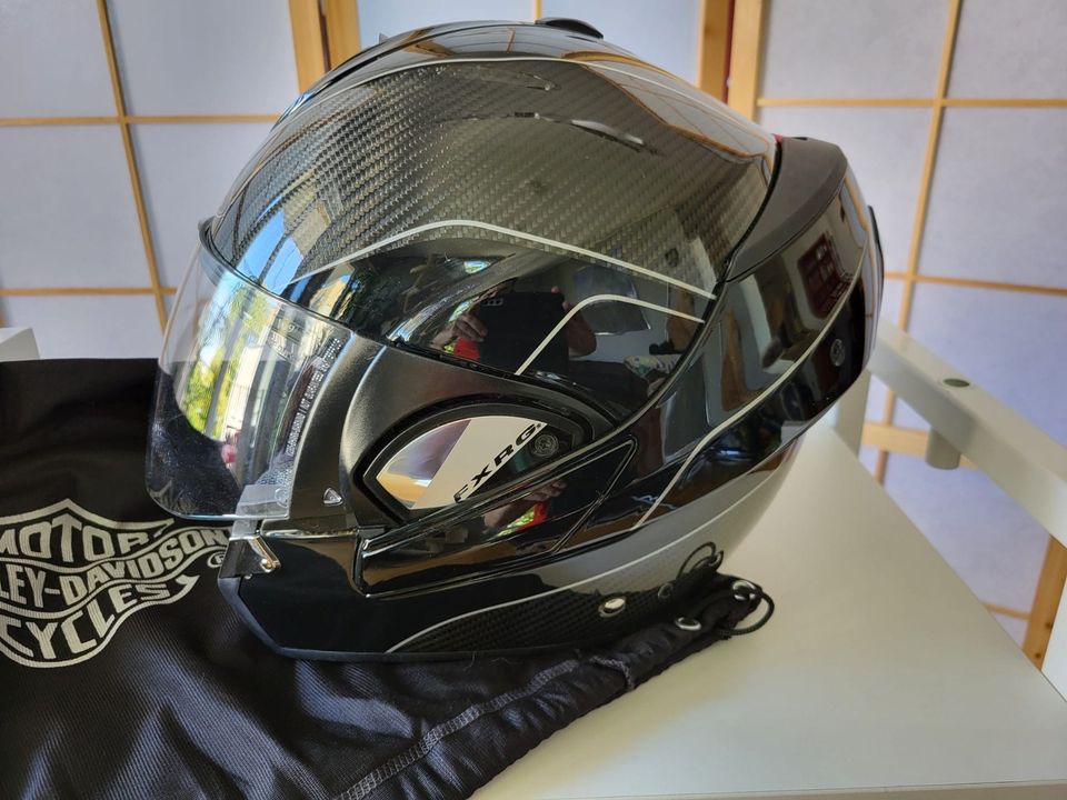 Harley Davidson Helm FXRG Carbon Fiber Dual-Homologated in Potsdam