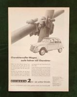 Citroen 2 CV Werbeanzeige 1960 Niedersachsen - Danndorf Vorschau