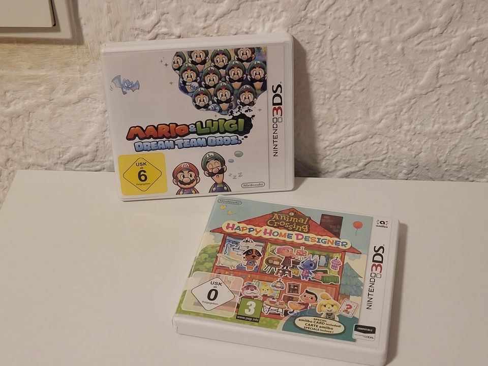 Nintendo 3DS Spiele || Mario und Animal Crossing (OVP) in Berlin