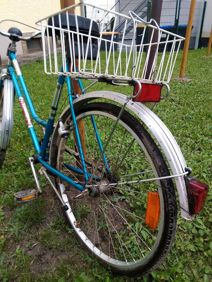 Damenfahrrad Diamant 26er blau Fahrrad DDR in Dippoldiswalde