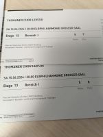 2 Elbphilharmonie-Tickets Thomaner Chor Leipzig 15.06.2024 Sachsen - Schwarzenberg (Erzgebirge) Vorschau