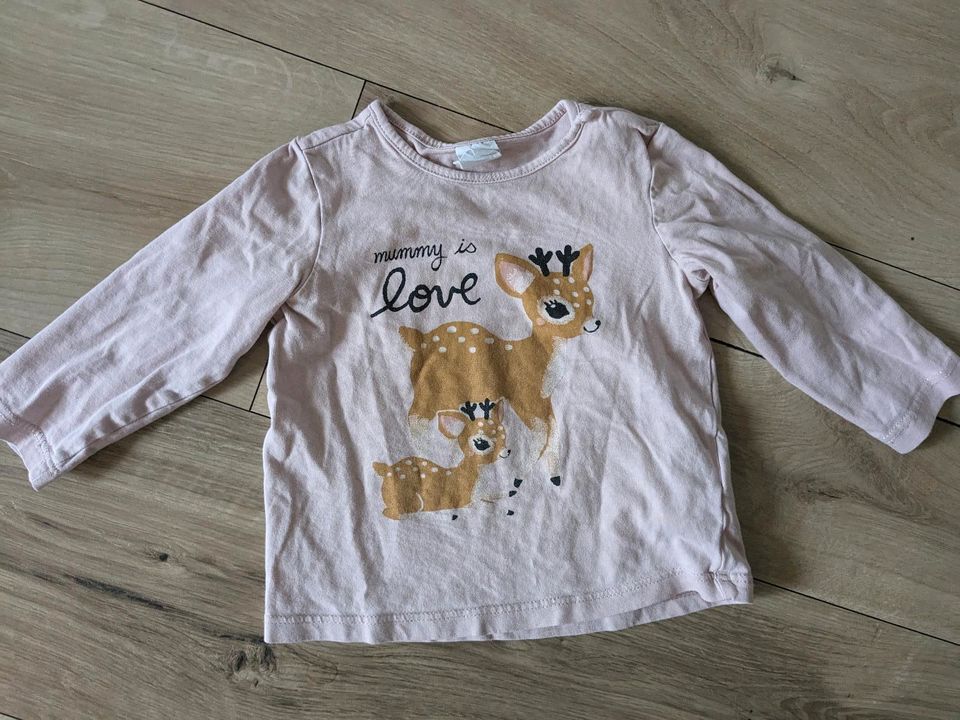 Shirts Langarmshirts dünne Pullover Baby Mädchen H&M 74 in Gerstungen
