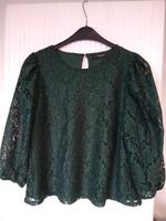 H&M Damen Bluse grün gr. 40 L Spitze Oberteil langarm Shirt Edel Bayern - Grafenau Vorschau