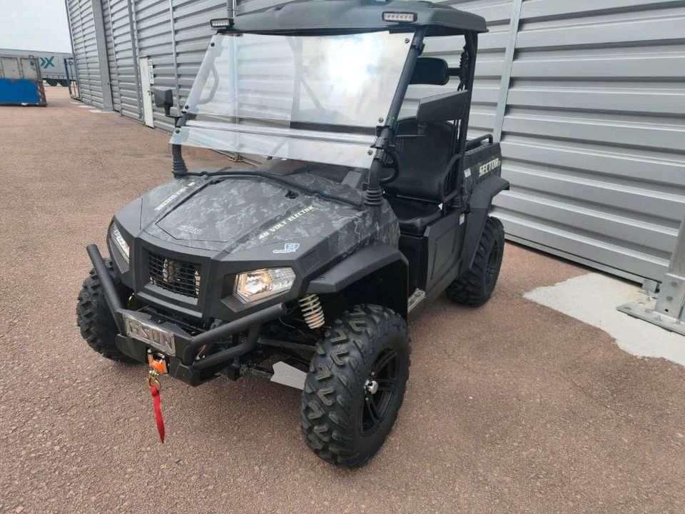 ⚠️Elektro UTV 4x4, HiSUN Sector E1⚠️ , UTV, 4x4 Geländefahrzeug, Jagdfahrzeug, Offroad, Freizeit, Champing, Forstfahrzeug, Agrarfahrzeug in Eisleben