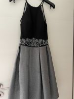 Damen kurzer Abendkleid/ festliches Kleid schwarz-silber Nordrhein-Westfalen - Lengerich Vorschau