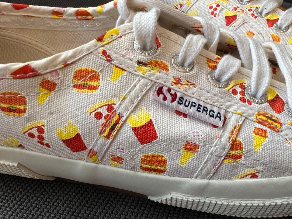 Superga Sneaker 38 Fast Food Pizza Burger Pommes Canvas Sneakers in Hannover