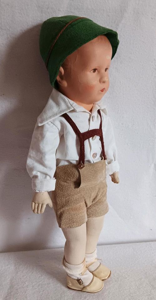 Käthe Kruse Puppe Eierkopf, Original Kleidung in Rodenbach