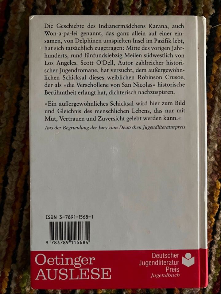 Buch: Insel der blauen Delphine (Scott O'Dell), Jugendbuch in Frankfurt am Main