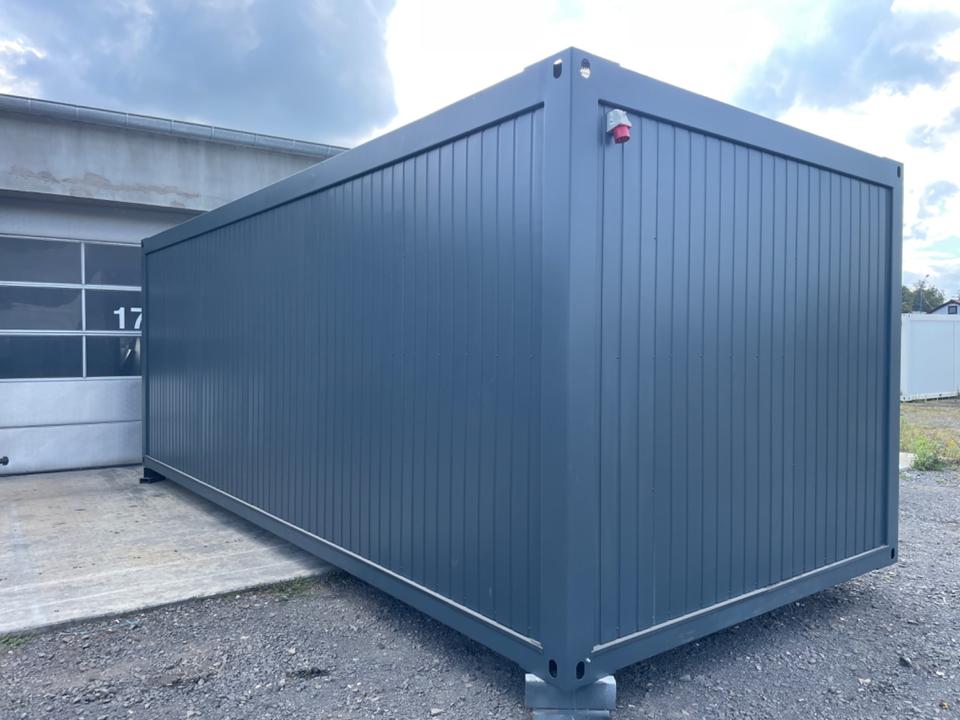 Garage mit Glaswand 7x3x2,8 m Bürocontainer  Wohncontainer in Görlitz