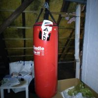 Boxsack von Stäudle mit Boxhandschuh und Karabiner Nordrhein-Westfalen - Hagen Vorschau