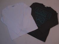 2 Langarmshirts, Pullover, Yigga, weiß & dunkelgrau, Hessen - Büdingen Vorschau