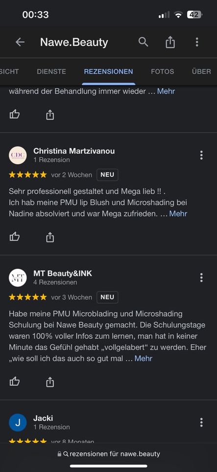 Microblading Schulung 1:1 Permanent Make-up Zertifiziert in Gelsenkirchen