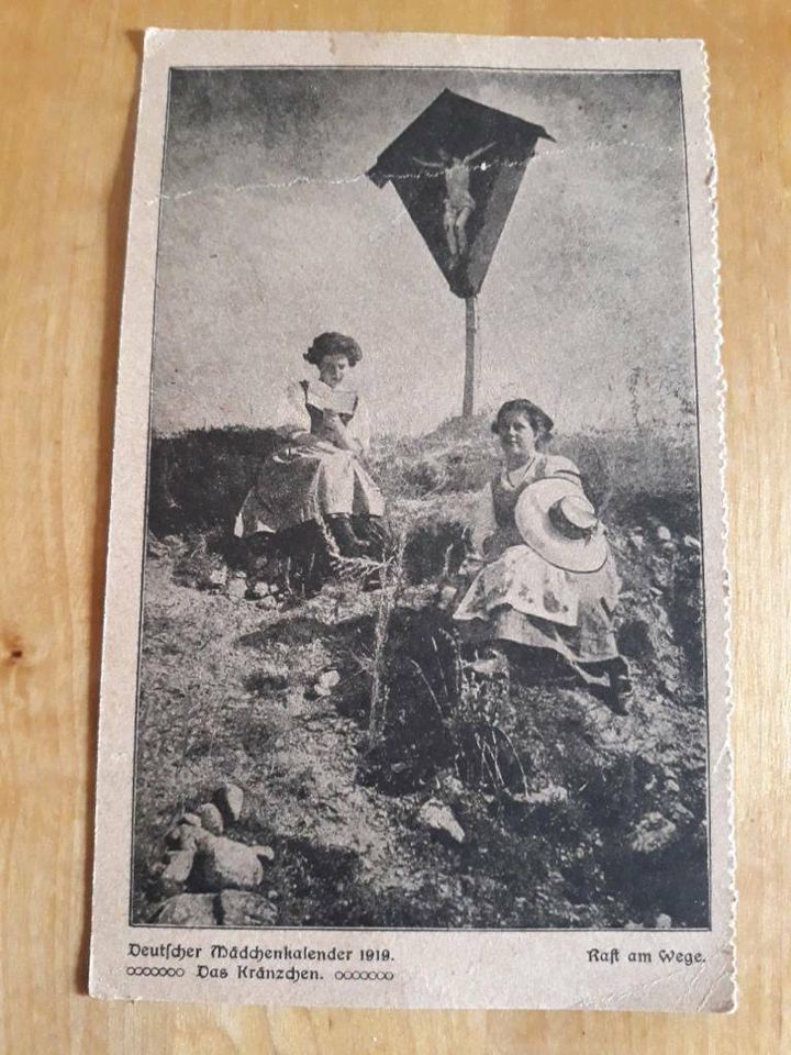 Alte Postkarten von 1918 + 1919 5 Stück unbeschrieben in Schlangenbad