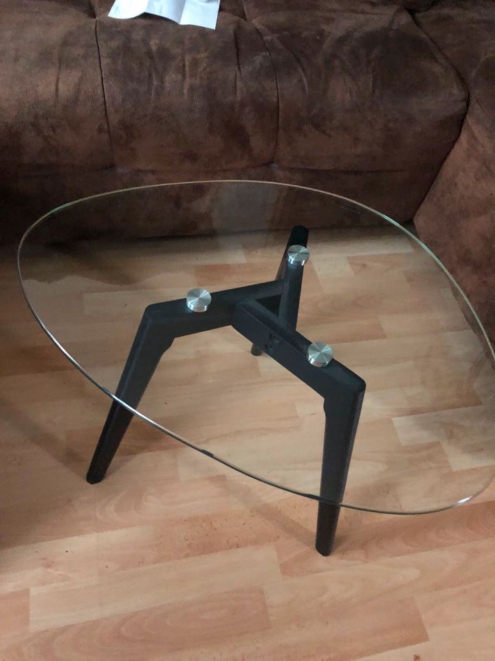 Couch Tisch Beistelltisch Glas wie neu in Wulften