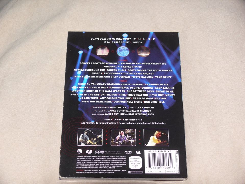 Pink Floyd In Concert. P.U.L.S.E 2 DVD in Bremen