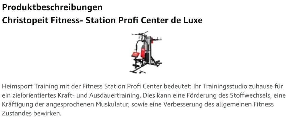 ChrisTopeit Sport® Kraftstation   ++Profi Center de Luxe ++ in Linnich