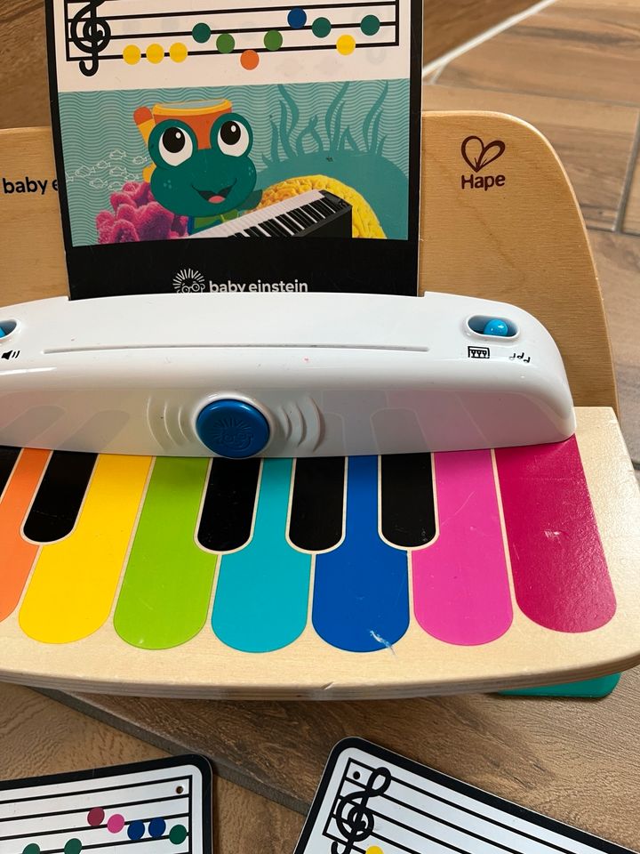 Baby einstein klavier piano mit karten Holzspielzeug in Masserberg