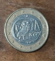 1€ Münze mit Griechischer Eule 2002 Rügen - Sassnitz Vorschau