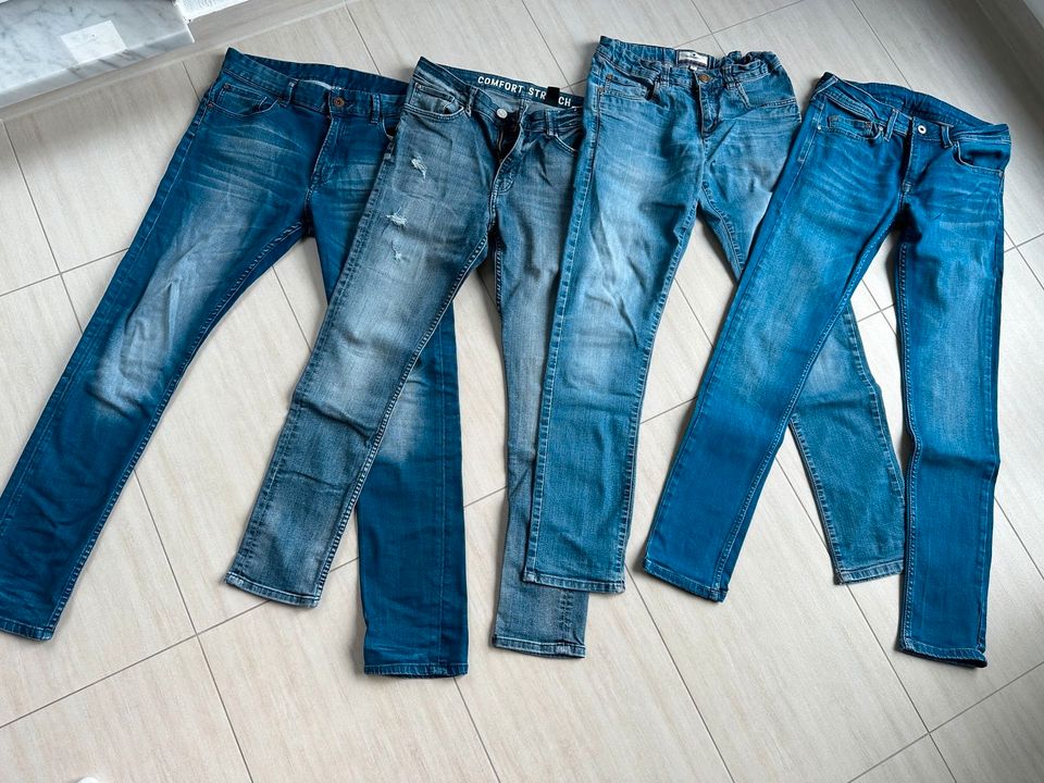 4 Marken Jeans Gr 164 Jungen Marken Hosen Pepe Tom Tailer in Koblenz