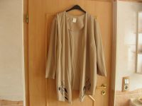 Jacke Cardigan Longjacke Gr. 50 Beige Thüringen - Wasungen Vorschau