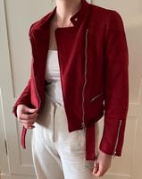 Rote Bikerjacke von Zara Gr. S Hessen - Bad Soden am Taunus Vorschau