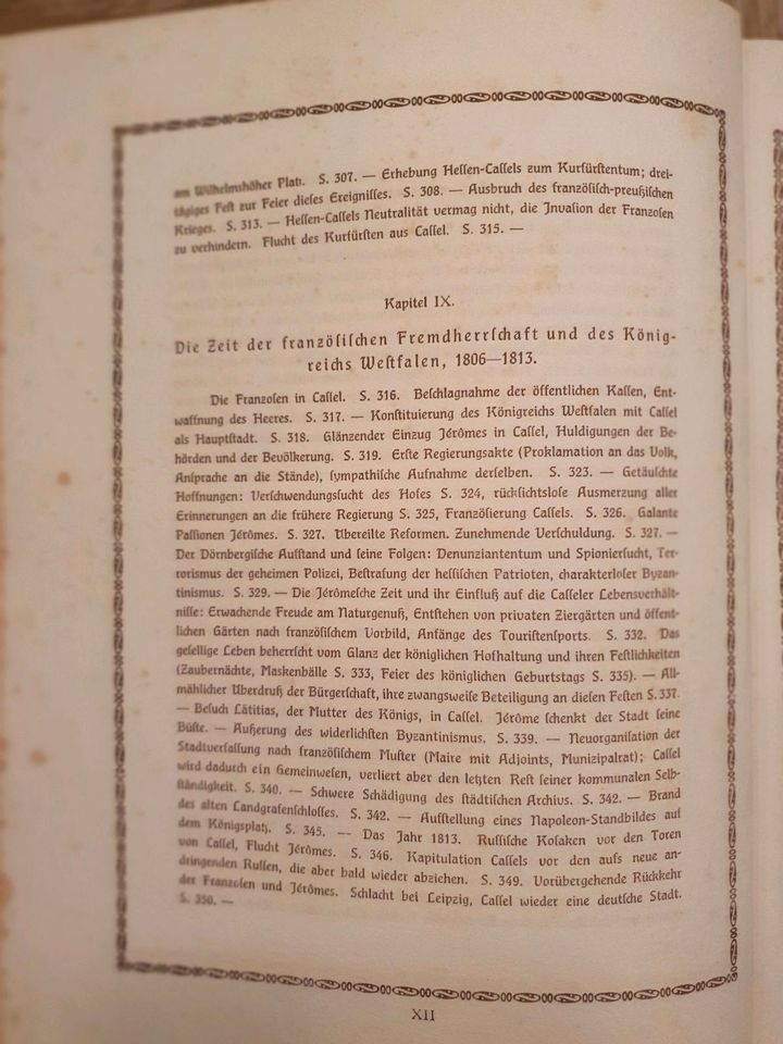 Buch der Geschichte der Reaidenzstadt Kassel in Wolfhagen 